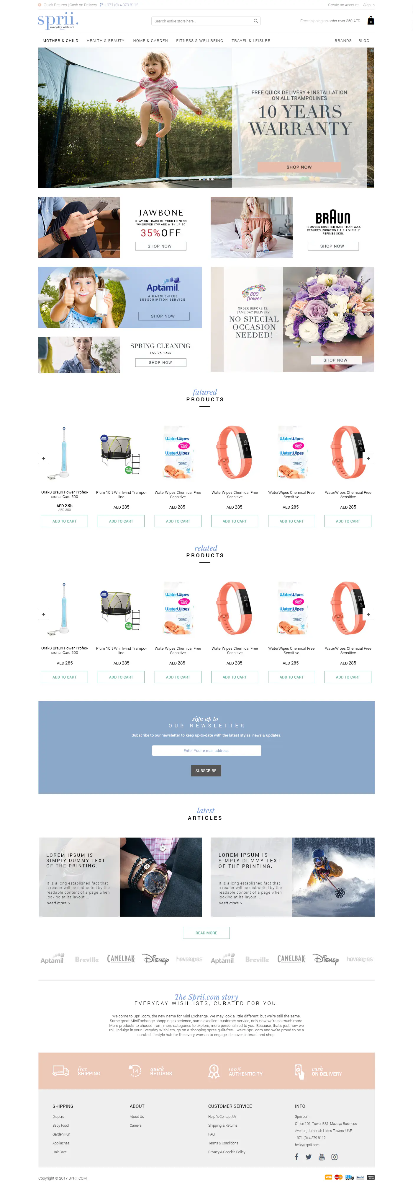 Sprii Webshop 2
