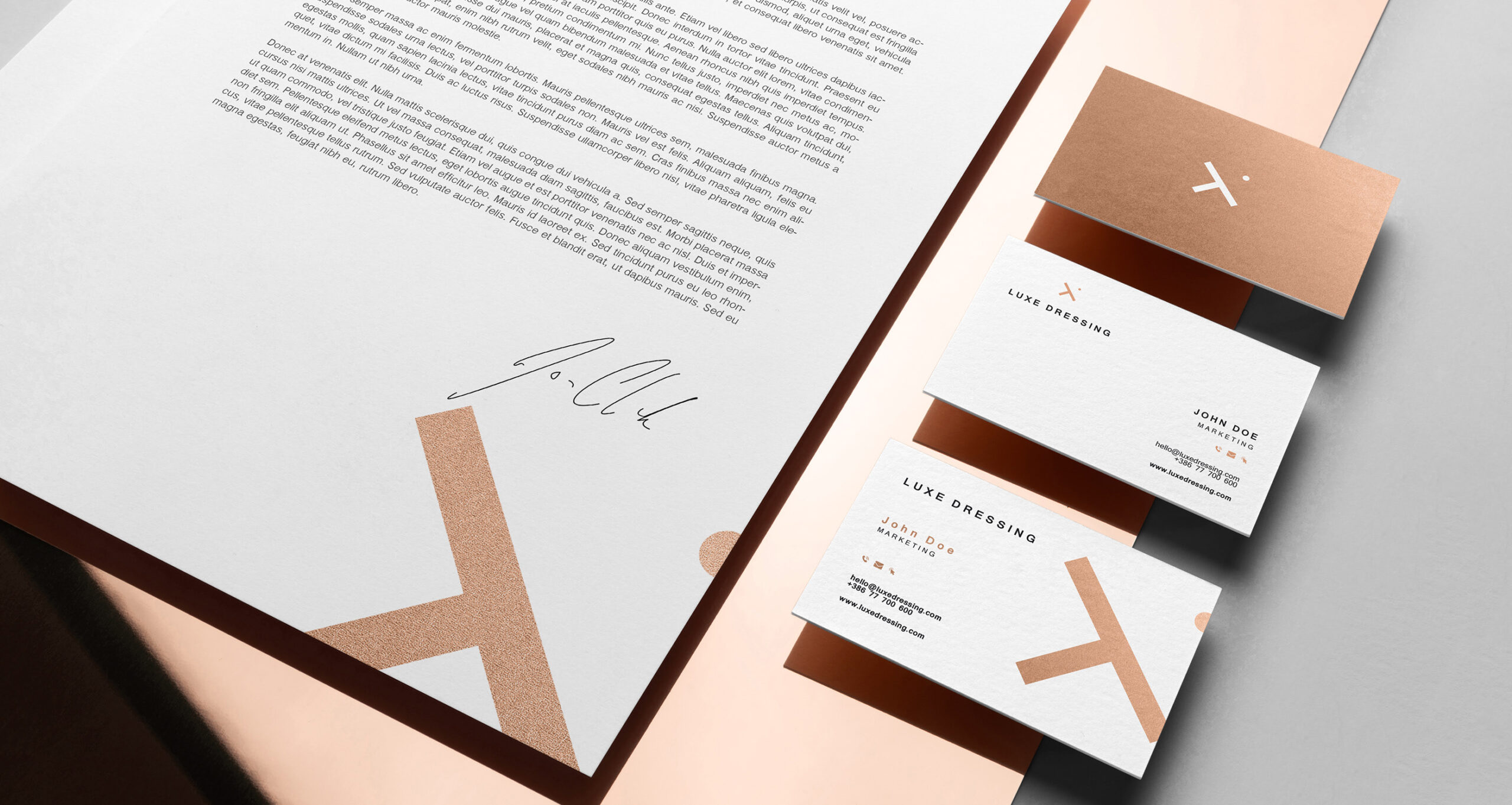 Luxe Dressing Branding gallery 6